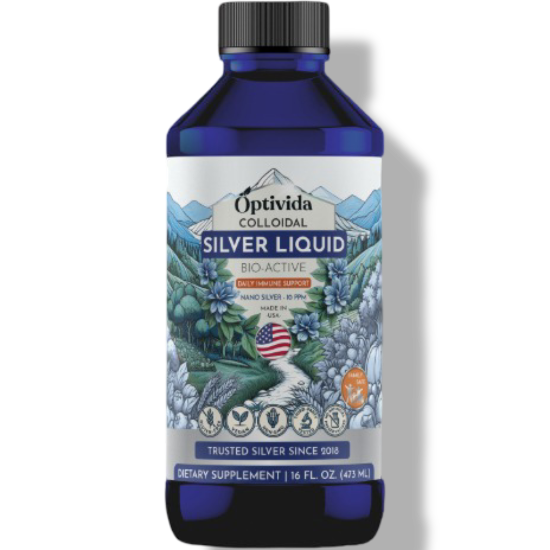 Nano Silver Liquid | 10 PPM | 16 oz | Immune + Multi-Use Defense [NEW DESIGN]
