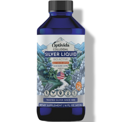 Nano Silver Liquid | 10 PPM | 16 oz | Immune + Multi-Use Defense [NEW DESIGN]