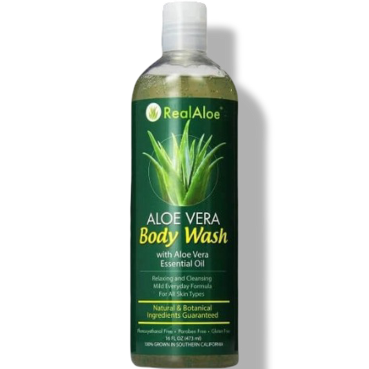 Aloe Vera Body Wash | Plant-Based Daily Cleanse | Argan + Botanicals | 16 fl oz