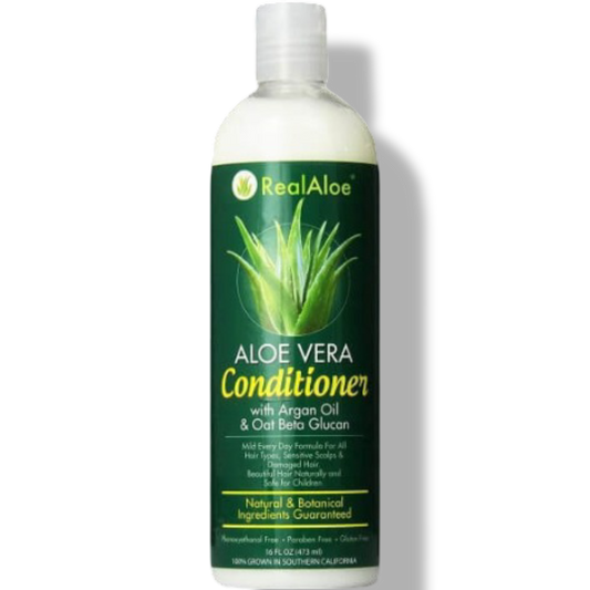 Aloe Vera Conditioner | Argan + Oat Beta Glucan + Lupine | 16 fl oz