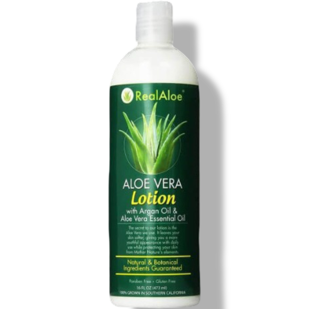 Aloe Vera Body Lotion | Argan + Jojoba + Calendula | 16 fl oz