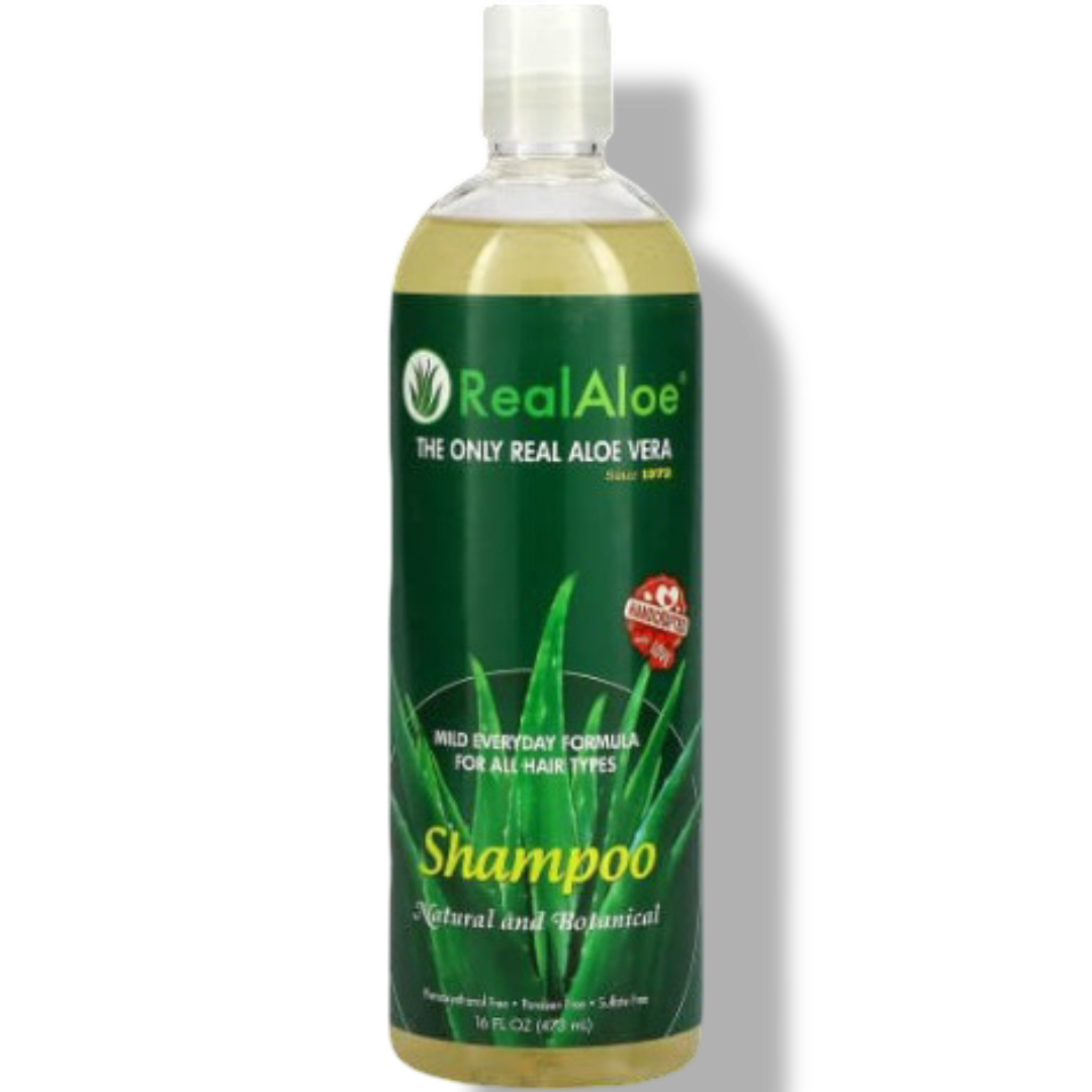 Aloe Vera Shampoo | Sulfate-Free | Argan + Oat Beta Glucan | 16 fl oz