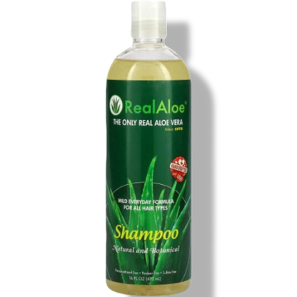 Aloe Vera Shampoo | Sulfate-Free | Argan + Oat Beta Glucan | 16 fl oz