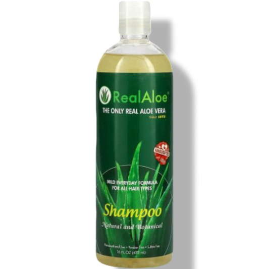 Aloe Vera Shampoo | Sulfate-Free | Argan + Oat Beta Glucan | 16 fl oz