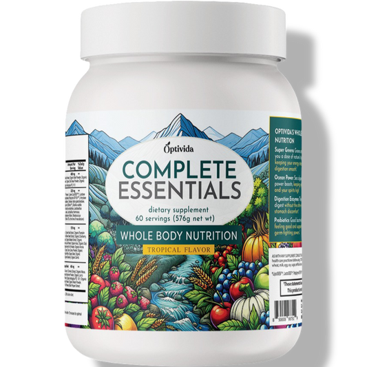 Complete Essentials® | Multivitamin, Minerals, Probiotics, Enzymes + Greens | 60 Servings