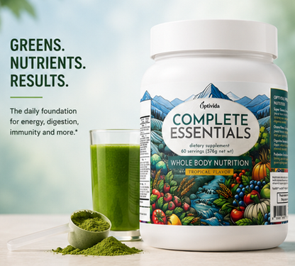 Complete Essentials® | Multivitamin, Minerals, Probiotics, Enzymes + Greens | 60 Servings