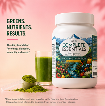 Complete Essentials® | Multivitamin, Minerals, Probiotics, Enzymes + Greens | 60 Servings