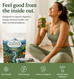Complete Essentials® Organic Multivitamin Drink Mix | 30 Servings