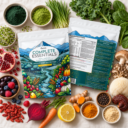 Optivida Complete Essentials with whole-food superfood ingredients