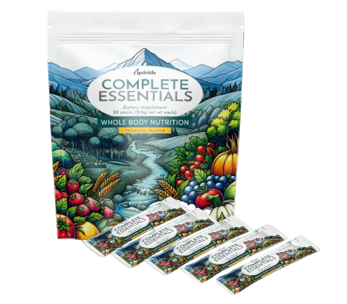 Complete Essentials® Organic Multivitamin Drink Mix | 30 Servings