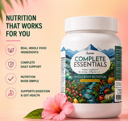 Complete Essentials® | Multivitamin, Minerals, Probiotics, Enzymes + Greens | 60 Servings