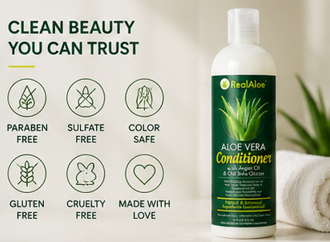 Aloe Vera Conditioner | Argan + Oat Beta Glucan + Lupine | 16 fl oz