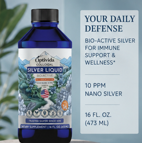 Nano Silver Liquid | 10 PPM | 16 oz | Immune + Multi-Use Defense [NEW DESIGN]