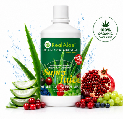Aloe Vera Super Juice 32 Ounce Bottle | 2 Pack