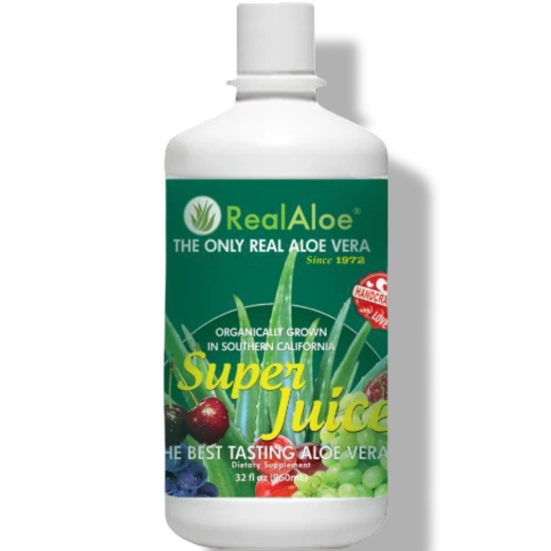 Aloe Vera Super Juice 32 Ounce Bottle | 2 Pack