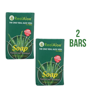 Real Aloe Vera  Bar Soap | 2 Pack