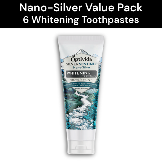 Nano Silver Whitening Toothpaste | 6 Pack