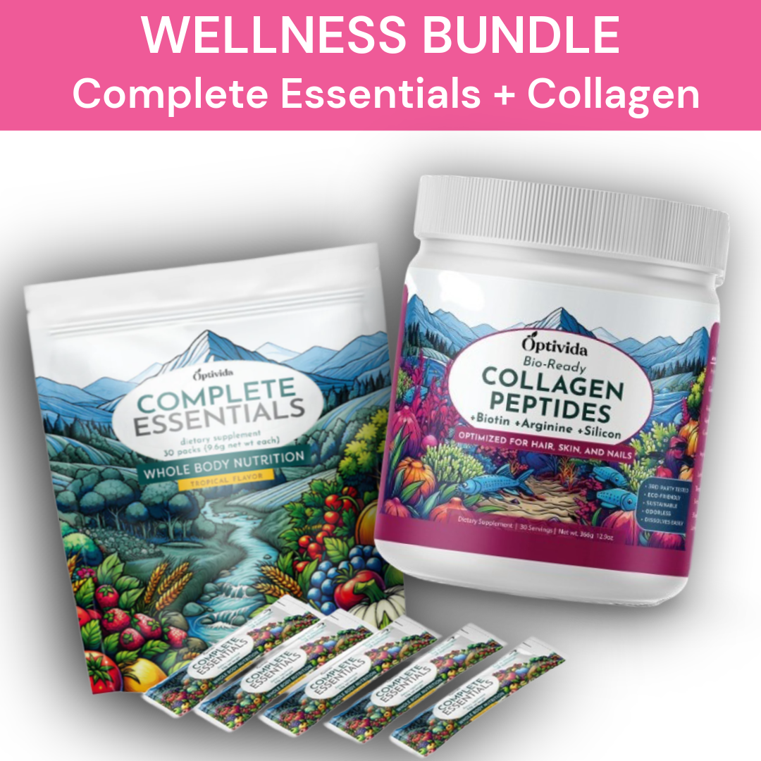 Complete Essentials Multivitamin Mix + Marine Collagen Peptides with Lustriva